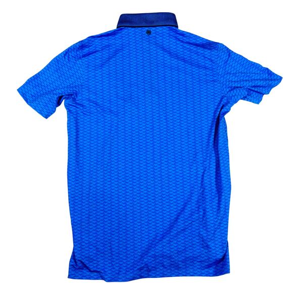 Greyson Jordan Grove XXIII Pather Nation Blue Print Golf Polo Shirt Mens M NWT - Picture 6 of 6